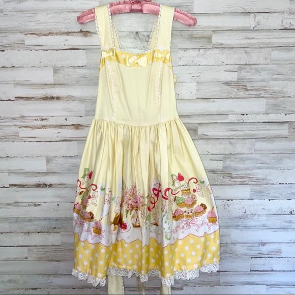 Bodyline Lolita Tea Party Dress | Yellow 🎀 - Picture 3 of 16